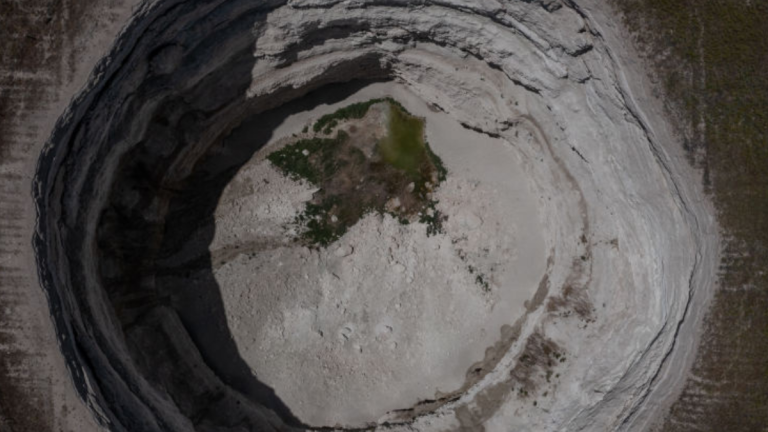 WATCH: Terrifying Sinkhole Swallows Illinois Soccer Field In Shocking Video