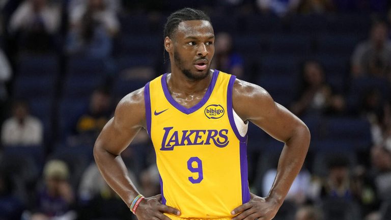 Bronny James Scores Four in Lakers Summer League Debut