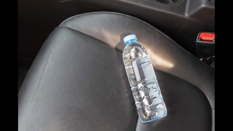 The Very Scary Hidden Danger With Keeping A Water Bottle In Your Car