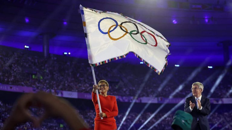 Official Olympic Flag Returns with Bass as City Prepares for LA28