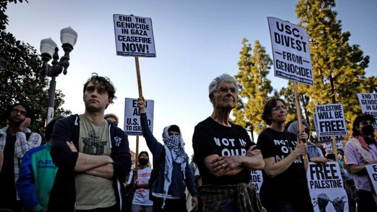 USC Students Resume Anti-War Protests