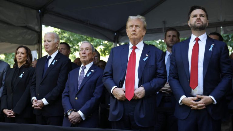 Biden, Harris, Trump, And Vance Attend 9/11 Ceremony In New York City