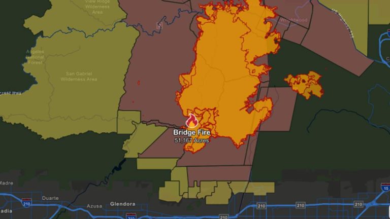 Bridge Fire Tops 51,000 Acres; Containment Listed at 3%