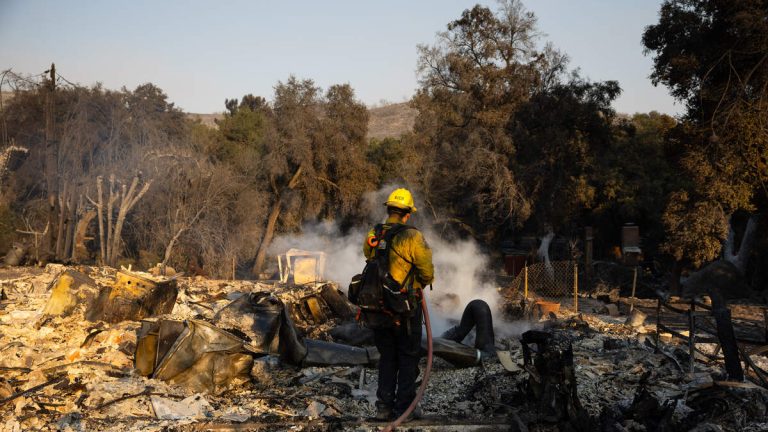 Cooler Temps, Higher Humidity Helping Control Airport Fire in OC/Riverside