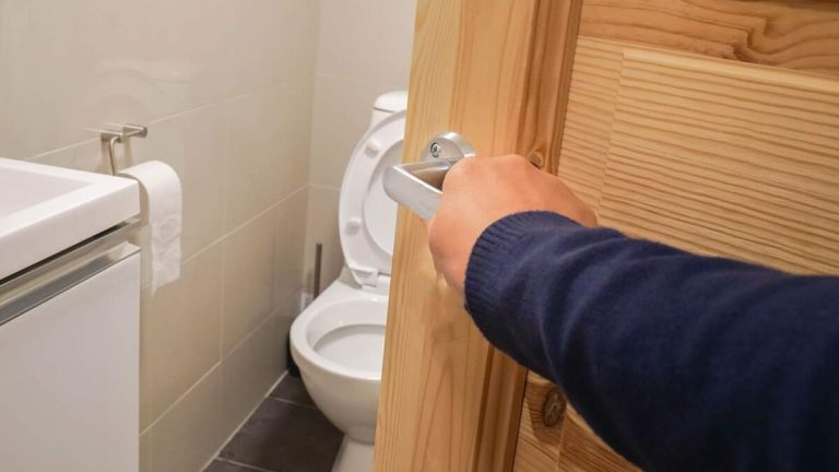 Hotel Guest Disturbed By Chilling Discovery On Bathroom Door