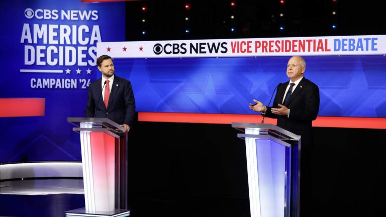 JD Vance Faces Off Against Tim Walz In The Vice Presidential Debate