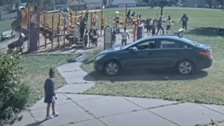 WATCH: 10-Year-Old Drives Car Through Playground While Kids Were Playing