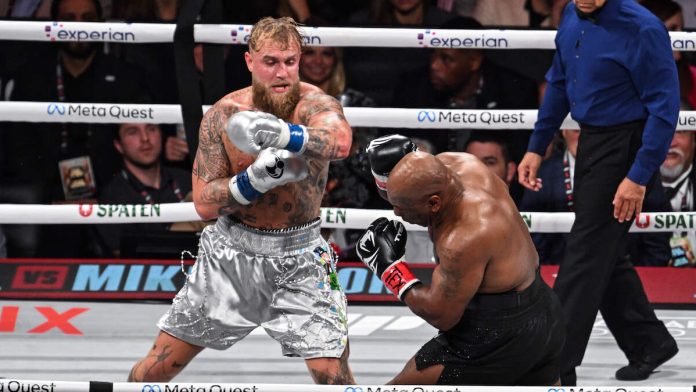 Jake Paul Defeats Mike Tyson During Controversial Netflix Spectacle ...