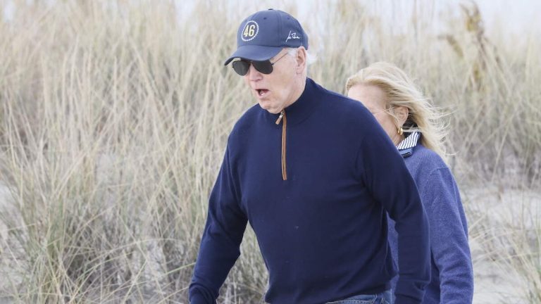 Video Shows Biden Stumbling Multiple Times While Walking On Beach