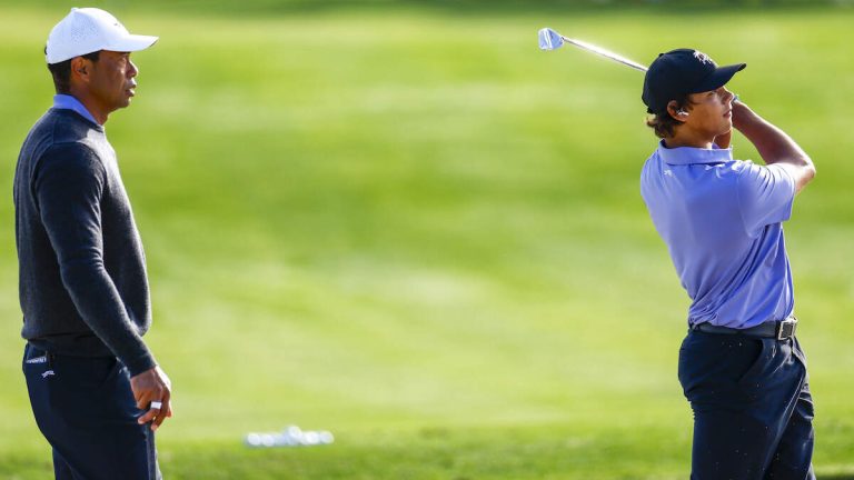 Charlie Woods Gets First Hole-In-One While Playing With Dad Tiger