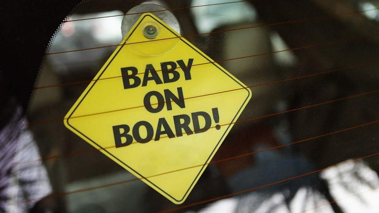 The Disturbing Real Reason For Those Cute ‘Baby On Board’ Signs