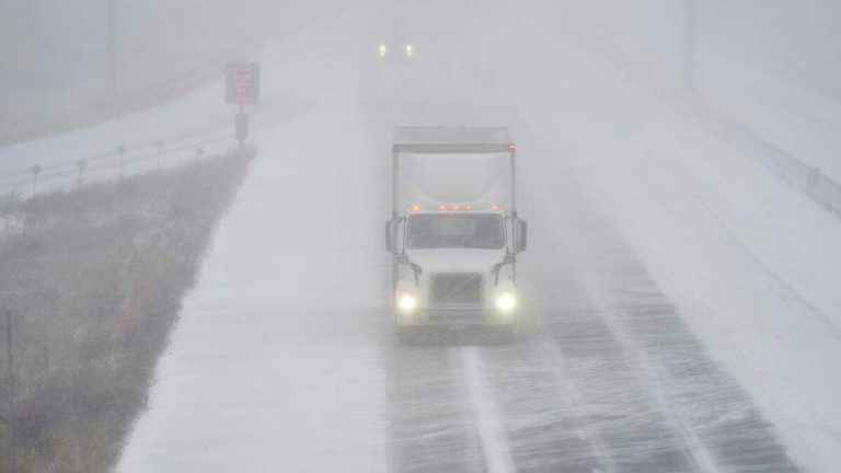 Video Shows Truck Smashing Into Emergency Vehicles On Icy Interstate