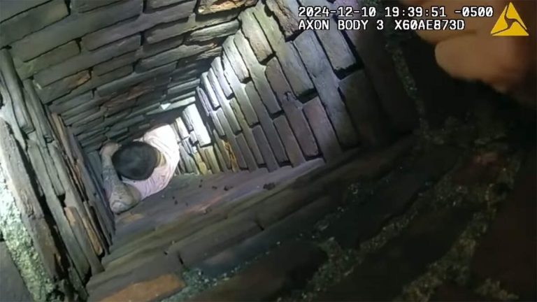 WATCH: Man Channels His Inner Santa, Gets Stuck In Chimney Fleeing Cops