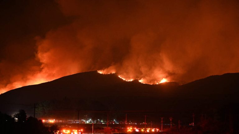 Brush Fire Races Across 10,000 Acres in Castaic Lake Area