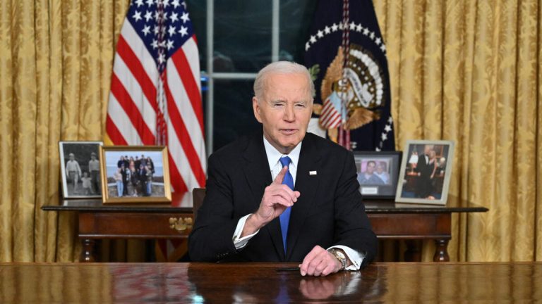 President Joe Biden Delivers Farewell Speech From Oval Office