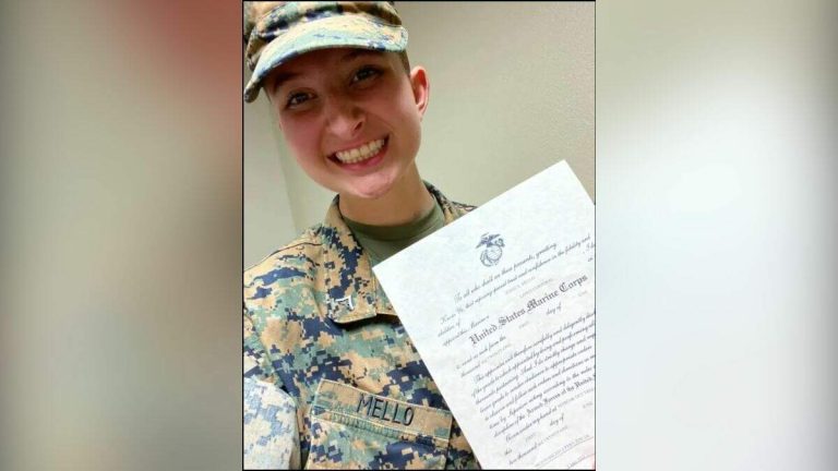 US Marine Jessie Mello Killed In Freak Accident