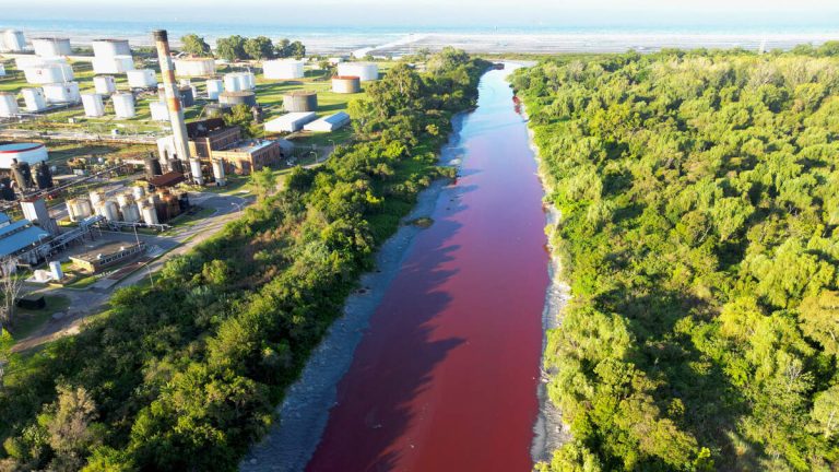 Biblical Omen Creates Panic After River Turns Blood Red