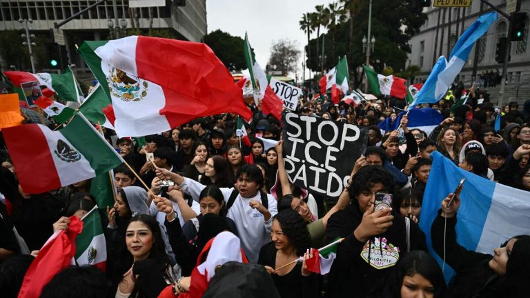 Demonstrations Continue in Downtown Los Angeles, Fullerton