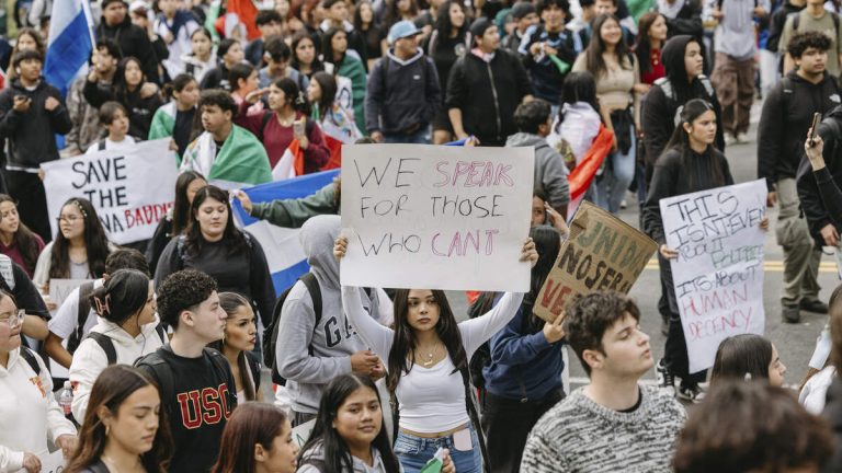 High School Students Stage Walkouts, Continue Protests Downtown