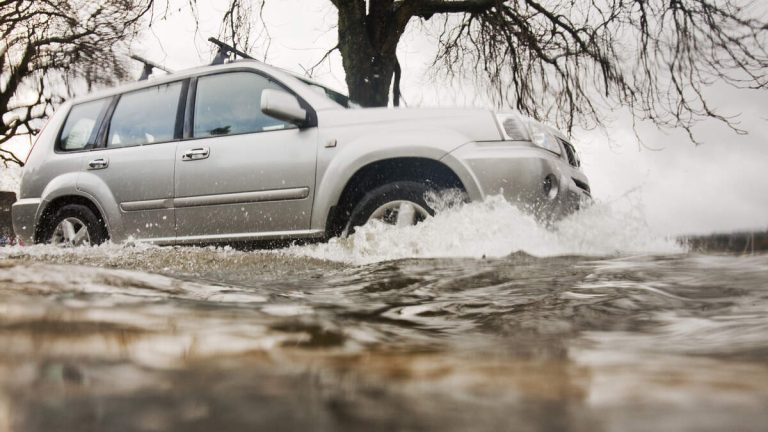 Long Beach Neighborhood Floods; Swiftwater Rescuers on Scene