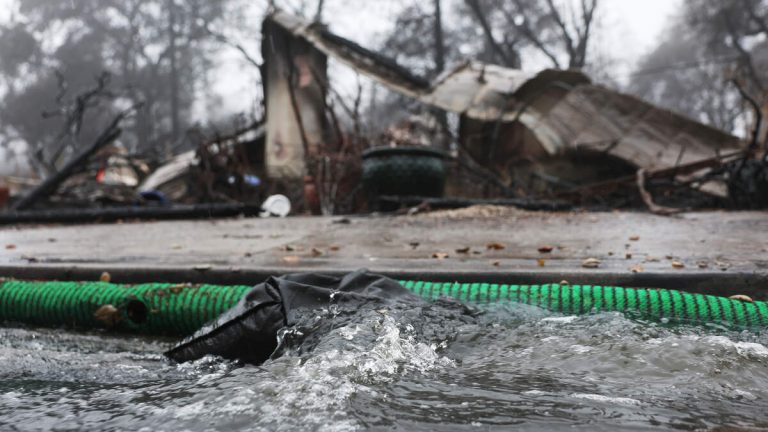 Mudslides And Flooding Hit Areas Devastated By Los Angeles Wildfires