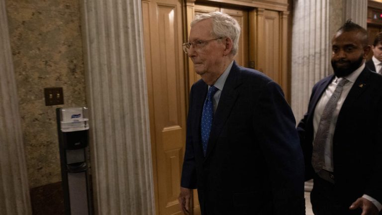 Senator Mitch McConnell, 82, Falls Down Senate Stairs