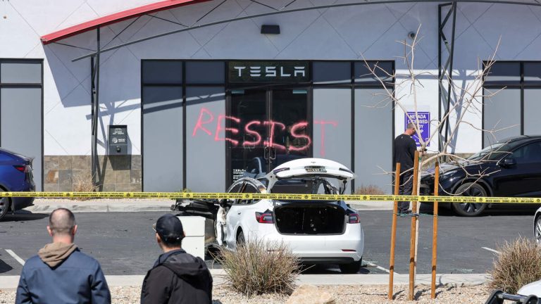 AG Bondi Calls Tesla Arson Attacks ‘Nothing Short Of Domestic Terrorism’