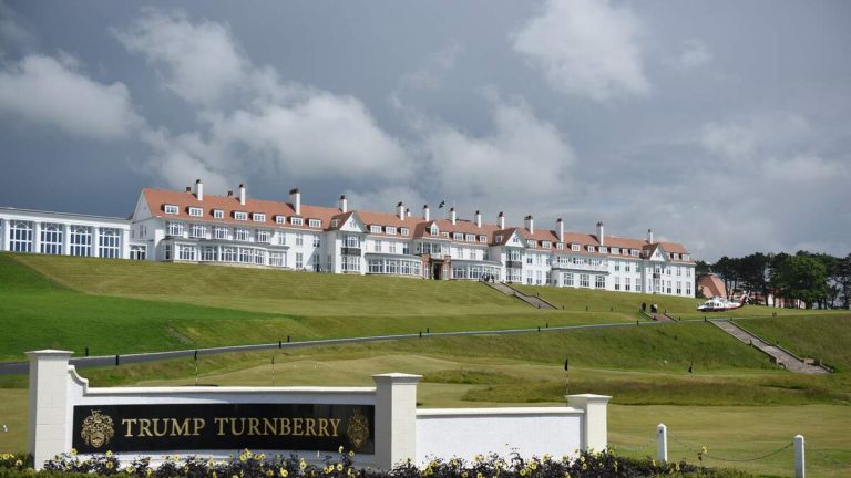 Donald Trump’s Golf Course Vandalised By Pro-Palestine Protesters
