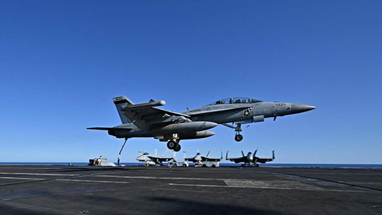 US Fighter Jet Rolls Off Aircraft Carrier, Sinks Into Ocean