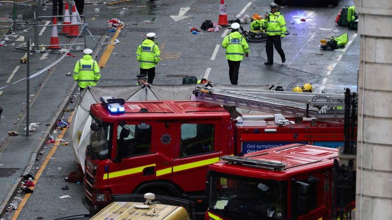 Multiple People Injured After Car Plows Through Victory Parade