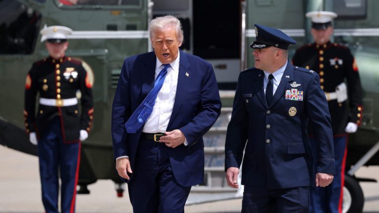 Trump Receives Fighter-Jet Escort During Saudi Arabia Flight