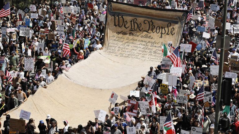 Millions Take Part In ‘No Kings’ Rallies Across The Country