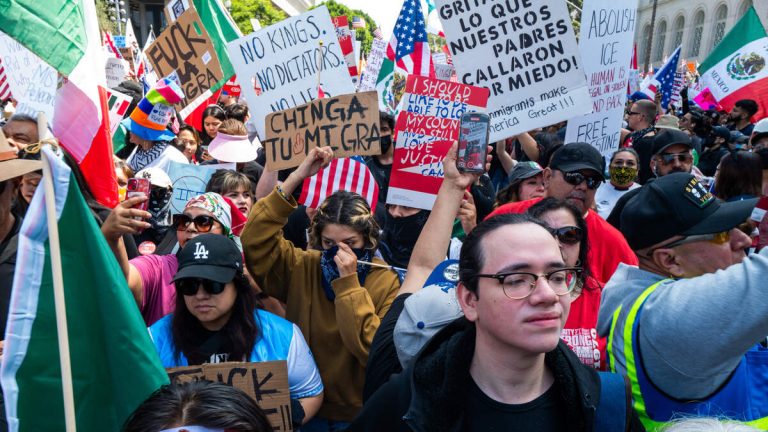 `No Kings’ Protesters Slam Trump’s Illegal Immigration Policies