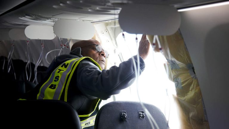 NTSB Reveals Results Of Probe Into Alaska Airlines Mid-Air Door Blowout