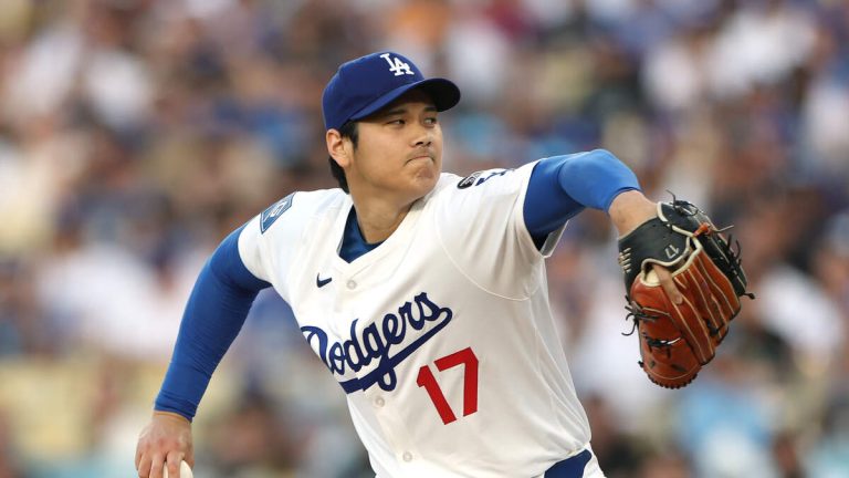 Ohtani Pitches Scoreless Inning in Dodgers Victory