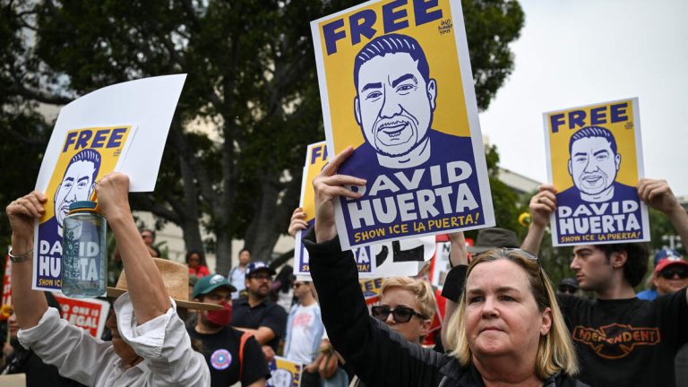SEIU Leader David Huerta Released on Bond After ICE Protest Arrest