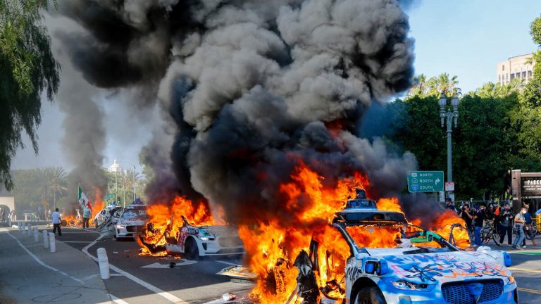 ‘Thermal Runaway’ Causes Waymo Cars to Vaporize in LA Protests