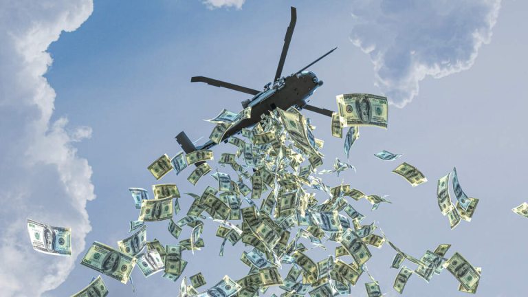 Dead Man’s Life Savings Dropped Out Of Helicopter Fulfilling His Dying Wish