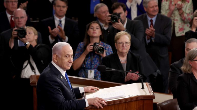 Benjamin Netanyahu Slams Anti-Israel Protesters In Address To Congress