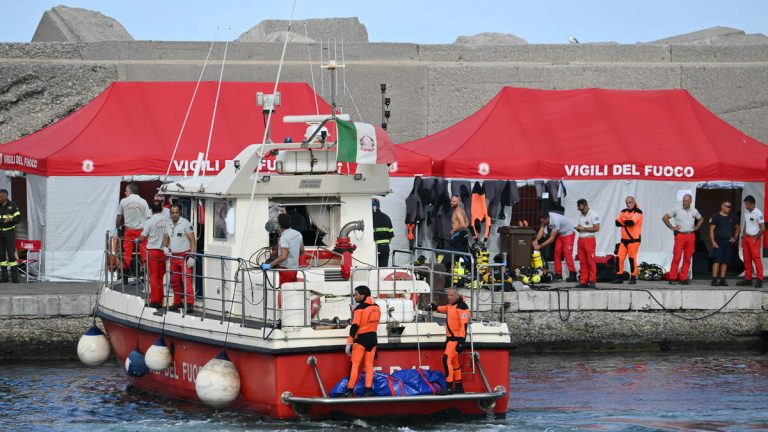 Divers Recover Bodies From Luxury Superyacht That Sank Off Coast Of Sicily