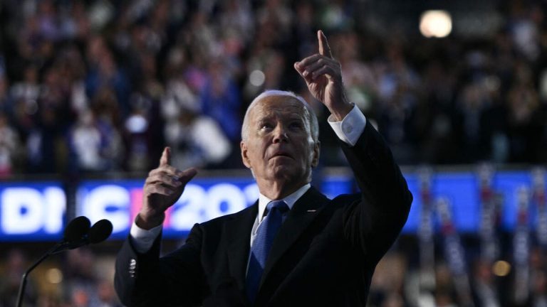 President Biden Passes The Torch To Kamala Harris On DNC’s Opening Night