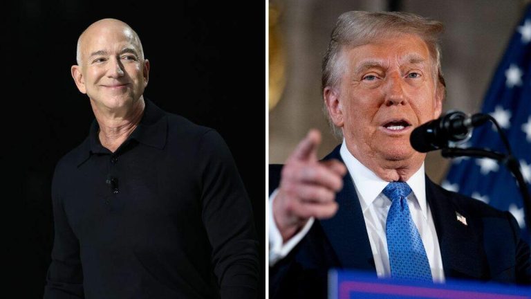 Jeff Bezos Spotted Dining With President-Elect Trump