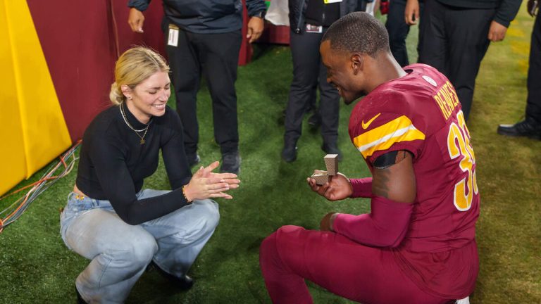 WATCH: Commanders Player Proposes To Girlfriend After ‘SNF’ Overtime Win