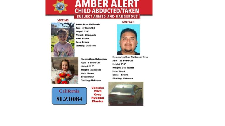 Amber Alert Issued Across SoCal for Murder, Abduction Suspect