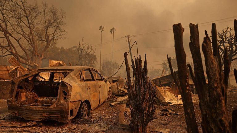 Deadly Eaton Canyon Fire’s Advance Slows, but Still No Containment