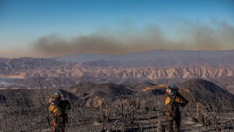 Fire in Castaic Lake Area 95% Contained as Flood Watch Issued