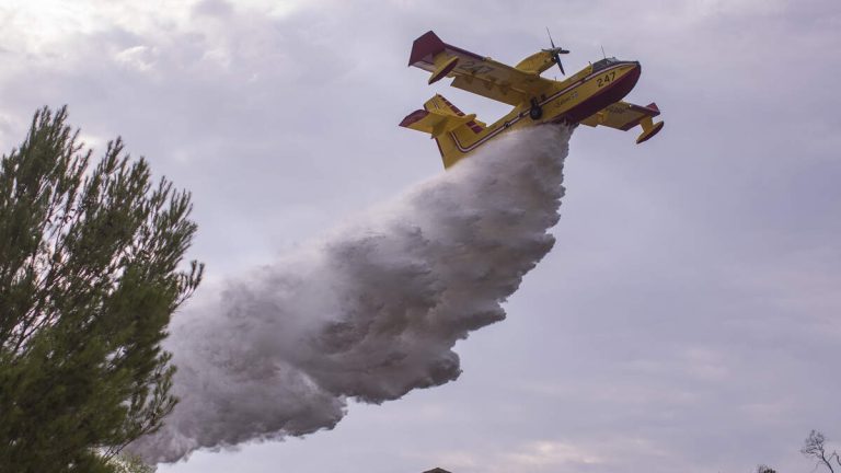 Firefighting Aircraft Strikes Drone Over Palisades Fire