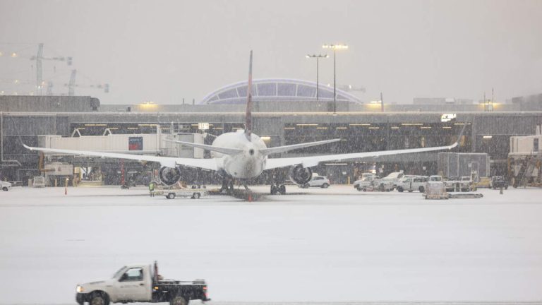 Passengers Evacuate Flight On Slides After Aborted Takeoff On Snowy Runway