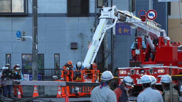 Truck Driver Trapped In Sinkhole For Days As Rescuers Try To Save Him