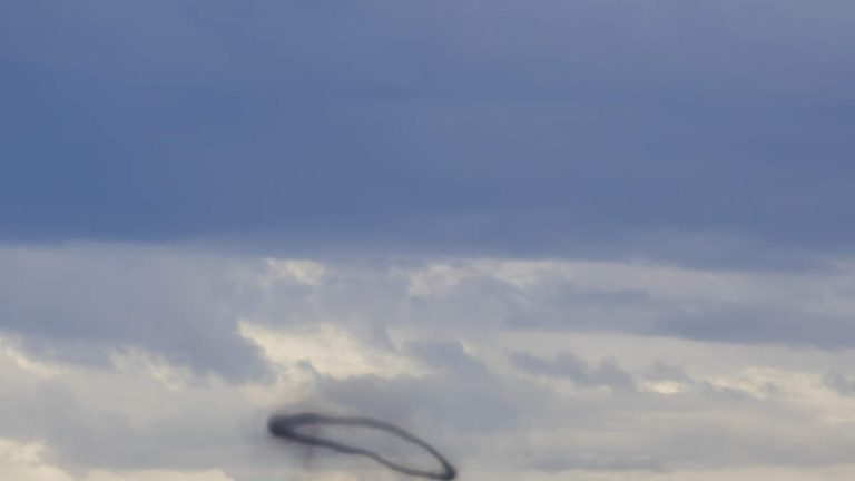 Mysterious Black Ring Spotted Floating In The Skies Above Seattle